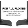 imageSanus Wireless Speaker Stand for Sonos Five and Sonos Play5  Audio Enhancing Design for Vertical ampamp Horizontal Audio with Builtin Cable Management ampamp Premium Alloy Materials  OSS52 WhiteWhite
