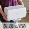 imageSanus Wireless Speaker Stand for Sonos Five and Sonos Play5  Audio Enhancing Design for Vertical ampamp Horizontal Audio with Builtin Cable Management ampamp Premium Alloy Materials  OSS52 WhiteWhite