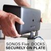imageSanus Wireless Speaker Stand for Sonos Five and Sonos Play5  Audio Enhancing Design for Vertical ampamp Horizontal Audio with Builtin Cable Management ampamp Premium Alloy Materials  OSS52 WhiteBlack