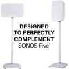 imageSanus Wireless Speaker Stand for Sonos Five and Sonos Play5  Audio Enhancing Design for Vertical ampamp Horizontal Audio with Builtin Cable Management ampamp Premium Alloy Materials  OSS52 WhiteWhite