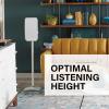 imageSanus Wireless Speaker Stand for Sonos Five and Sonos Play5  Audio Enhancing Design for Vertical ampamp Horizontal Audio with Builtin Cable Management ampamp Premium Alloy Materials  OSS52 WhiteWhite