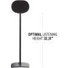 imageSanus Wireless Speaker Stands for Sonos ERA 300 Black  Pair Perfect Stand Setup for Easy and Secure Mounting of New Sonos Era 300 Speakers  OSSE32B2Black Pair