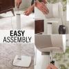 imageSanus Wireless Speaker Stands for Sonos ERA 300 Black  Pair Perfect Stand Setup for Easy and Secure Mounting of New Sonos Era 300 Speakers  OSSE32B2White Pair