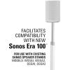 imageSonos Era 100 Adapter Bracket Kit for Sanus Adjustable Height Wireless Speaker Stands WSSA1 WSSA2 OSSA1 OSSA2  Provides Compatibility for New Sonos Era Speaker  Model OSSE1A1KIT