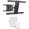 imageSANUS Premium Full Motion TV Mount ampamp in Wall TV Power ampamp Cable Management Kit
