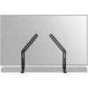 imageSANUS Universal Soundbar TV Mount Kit for Mounting Soundbars Under TV  Fits Most Sound Bars Up to 15 Lbs  Easy Install ampamp Full Motion Capability  SOASBM2