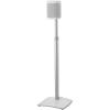imageSanus Adjustable Height Wireless Speaker Stands Designed for SONOS ONE ONE SL Play1 and Play3  ToolFree Height Adjust Up to 16quot with Built in Cable Management  Single WhiteWhite Stand  Single
