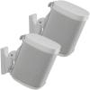 imageSanus Adjustable Speaker Wall Mounts Designed for SONOS ONE Play1 ampamp Play3  Pair WhiteWhite
