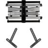 imageSanus Premium Full Motion TV Wall Mount for TVs Up to 90quot  Stainless Steel Finish with FluidMotion Design ampamp Sanus Soundbar Mount for Most Soundbars up to 15 lbs  Easy Install