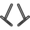 imageSanus Soundbar Mount for Most Soundbars up to 15 lbs  Features Simple Install and ToolFree Adjustments  Compatible with Most TVs and Mounts  SOASBM1