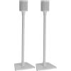 imageSanus Speaker Stands Pair for Sonos One One SL ampamp Play1  Premium Fixed Height Speaker Stand wBuiltin Cable Management Channels ampamp Easy 3Step Install  White PairWhite Stands  Pair