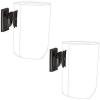 imageSanus Universal Speaker Wall Mount for Small Speakers Compatible with Bose Harmon Kardon JBL KEF Klipsch Roku Polk Sony ampamp Others  PairPair