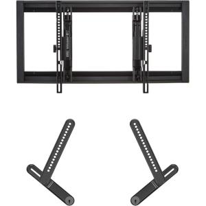 imageSANUS Advanced Tilt 4D Premium TV Wall Mount Bracket for Most 42quot 90quot Flat Screen TVs ampamp SANUS Soundbar Mount for Most Soundbars up to 15 lbs  Features Simple Install and ToolFree Adjustments