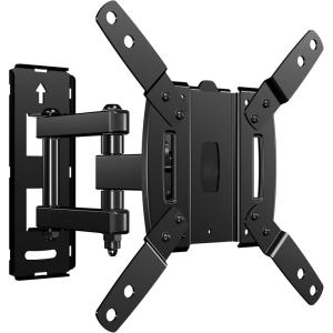 imageSANUS Full Motion TV Mount  Single Stud 19 to 40 inch TV Wall Mount Tilts Extends ampamp Swivels  Easy DIY Install Includes All Hardware ampamp Post Install Leveling  Great for Corners