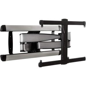 imageSANUS Full Motion TV Wall Mount for 42 to 90 TVs up to 125lbs  Extend Swivel Tilt TV Mount  Easy 3Step DIY Install  Brushed Steel Finish