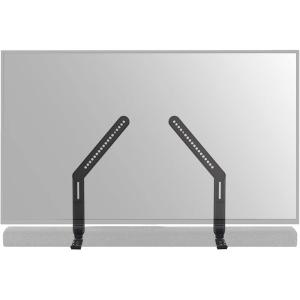 imageSANUS Universal Soundbar TV Mount Kit for Mounting Soundbars Under TV  Fits Most Sound Bars Up to 15 Lbs  Easy Install ampamp Full Motion Capability  SOASBM2