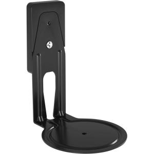 imageSanus Fixed Speaker Wall Mounts for Sonos Era 100  Low Profile Speaker Mounts with Easy 3Step Install ampamp Included Hardware  Black Set of 2 MountsBlack Single
