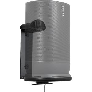 imageSanus Indoor ampamp Outdoor Mount Designed for Sonos Move Speaker Save Shelf ampamp Table SpaceWeather Resistant  WSSMM1B2 Black