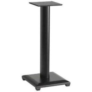 imageSanus NF24B Natural Foundations Series 24quot tall medium bookshelf speaker stands  Set of Two Black
