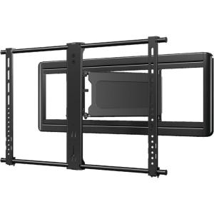 imageSanus Premium Full Motion Super Slim TV Wall Mount Bracket for 40quot 84quot TVs Holds Your TV Only 186 from The Wall Features 8 of Tilt 50 of Swivel 135 of Extension VLF613 B1 Black