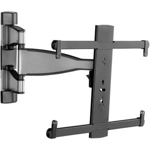imageSanus Premium Full Motion TV Wall Mount for 32quot  55quot TVs  Stainless Steel Finish with FluidMotion Design for Smooth Extension Tilt