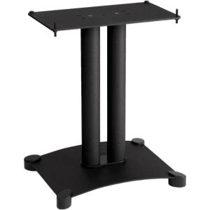 imageSanus SFC18B1 Steel Series 18quot Speaker Stand for Center Channel Speakers Black