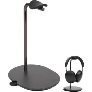 imageSanus Sonos Ace Headphones Stand  Premium Stand wSilicone Cradle Prevents Creasing ampamp Builtin Cable Management wMagnetic Clip for Fast Charging  ToolFree Setup  White Sonos Headphones HolderBlack