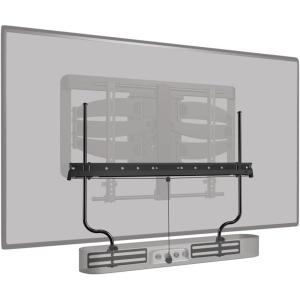 imageSanus Soundbar Mount For TV Mount Bracket  Height ampamp Depth Adjust Moves InSync With TV Supports Sound Bars Up To 20 lbs  SASB1B1