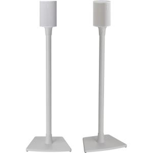 imageSanus Wireless Speaker Stand for Sonos Era 100  Pair Black  Perfect Stand Setup for Easy and Secure Mounting of New Sonos Era 100 Speakers  OSSE12B2White Pair