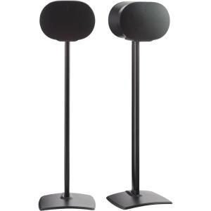 imageSanus Wireless Speaker Stands for Sonos ERA 300 Black  Pair Perfect Stand Setup for Easy and Secure Mounting of New Sonos Era 300 Speakers  OSSE32B2Black Pair