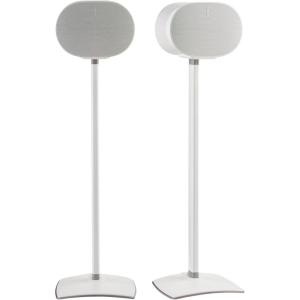 imageSanus Wireless Speaker Stands for Sonos ERA 300 Black  Pair Perfect Stand Setup for Easy and Secure Mounting of New Sonos Era 300 Speakers  OSSE32B2White Pair