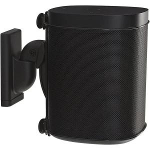 imageSanus Wireless Speaker Wall Mount for Sonos ONE  Tool Free Tilt ampamp Swivel Adjustments For Best Audio  Single black  WSWM21B1black