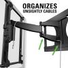imageSanus Premium Full Motion TV Wall Mount Bracket for 37quot50quot TVs Features 15 of Tilt 90 of Swivel ampamp Post Install Centering  Vmf620B1