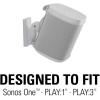 imageSanus Wireless Speaker Wall Mount Sonos ONE ONE SL Play1 ampamp Play3  Tool Free Tilt ampamp Swivel Adjustments for Best Audio  Single White  WSWM21W1